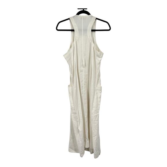 Ted Baker Dress Jancita linen blend sleeveless midi size 3 (US 8) - Picture 4 of 8